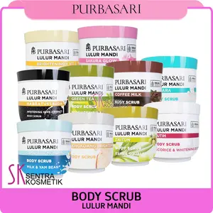 PURBASARI Lulur Mandi Body Scrub Mencerahkan Tubuh