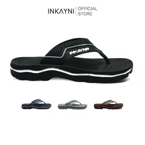 INKAYNI Path Sandal Jepit Pria Dan Anak Laki-laki Size 30-44 Flip Flop Bahan Karet Casual Sendal