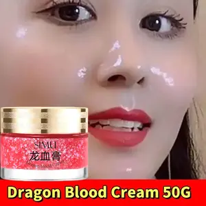 SIMU Dragon's Blood heyki Cream hexi Original Krim Wajah Pemutih Alami 50g Tahan Air & Pelembab Mencerahkan Kulit Glowing Mengecilkan Pori-pori Perawatan Kecantikan Malam