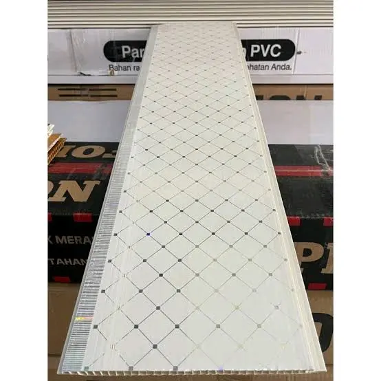 Plafon PVC putih Glossy Motif T532