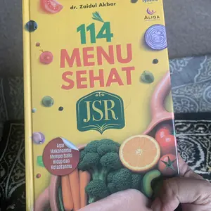 ORIGINAL Buku 114 Menu Sehat JSR dr. Zaidul Akbar FULL COLOR HARDCOVER BONUS EBOOK