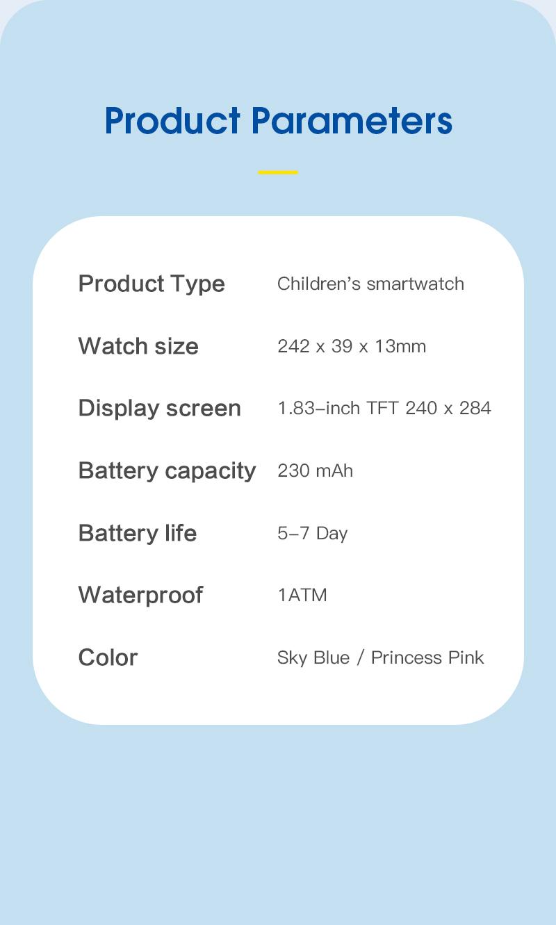 Kids Smart Watch PEJE Anak Game Edukasi Cerita Audio Flashcard Monitoring Kesehatan 24 Jam Step Counter Tahan Air 1ATM Baterai Tahan Lama Tanpa Koneksi HP