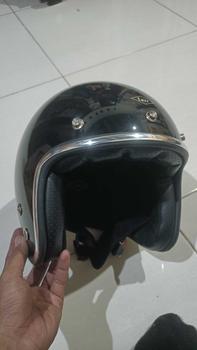 Product Review of helm lazz retro classic wanita pria original from t**3 0