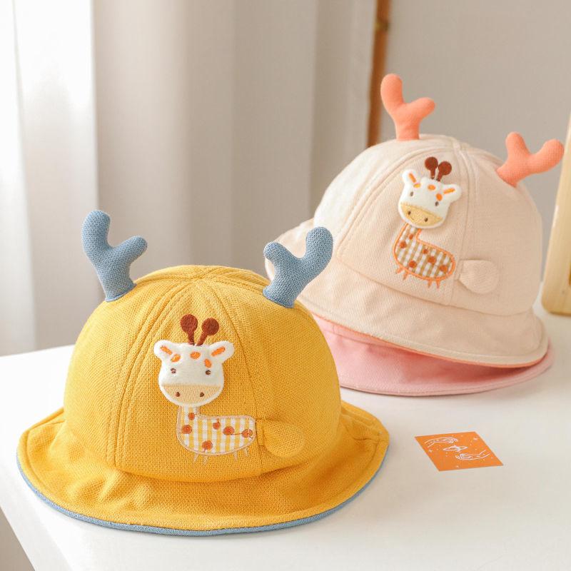 Product Introduction of Mũ Xô Tai Hươu Cao Cổ Dễ Thương Cho Bé, Mũ Ngư Dân Cotton Ngoài Trời Cho Trẻ Em, Bé Trai Và Bé Gái, Mũ Che Nắng Panama, Mùa Xuân Và Mùa Hè 5
