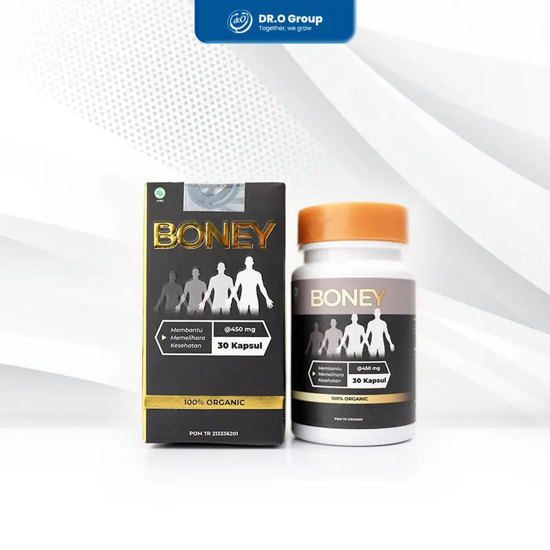 [LV Live Exclusive] Boney - Paket Bundling Susu & Kapsul | Membantu Pertumbuhan Kepadatan Tulang | Herbal 2