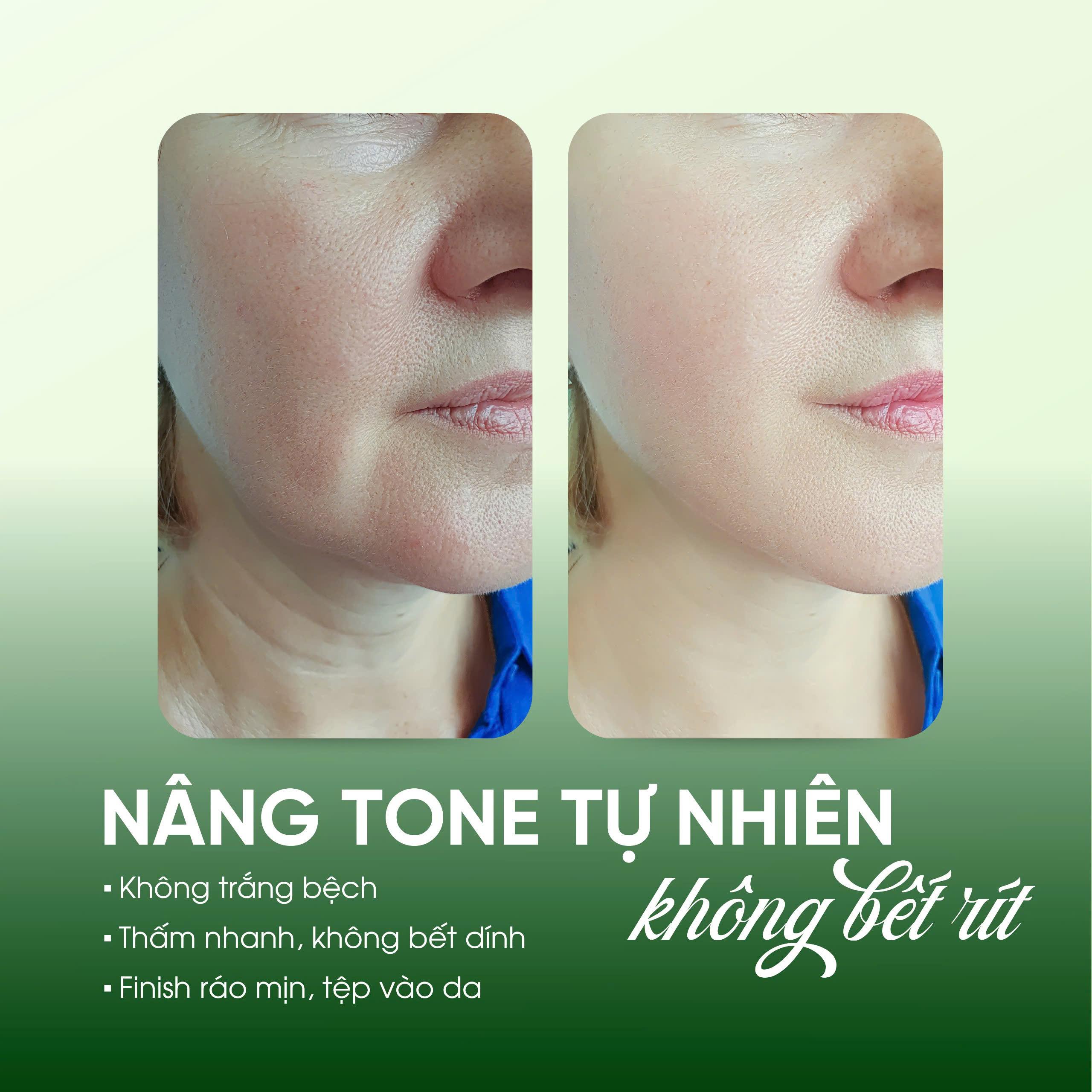 Kem Chống Nắng Nâng Tone Sâm Ngọc Linh SPF50+ PA++++ 50g – Hỗ Trợ Bảo Vệ Da, Nâng Tone, Cấp Ẩm, Giúp Da Mịn Màng | Dân Bùi Xứ Nẫu