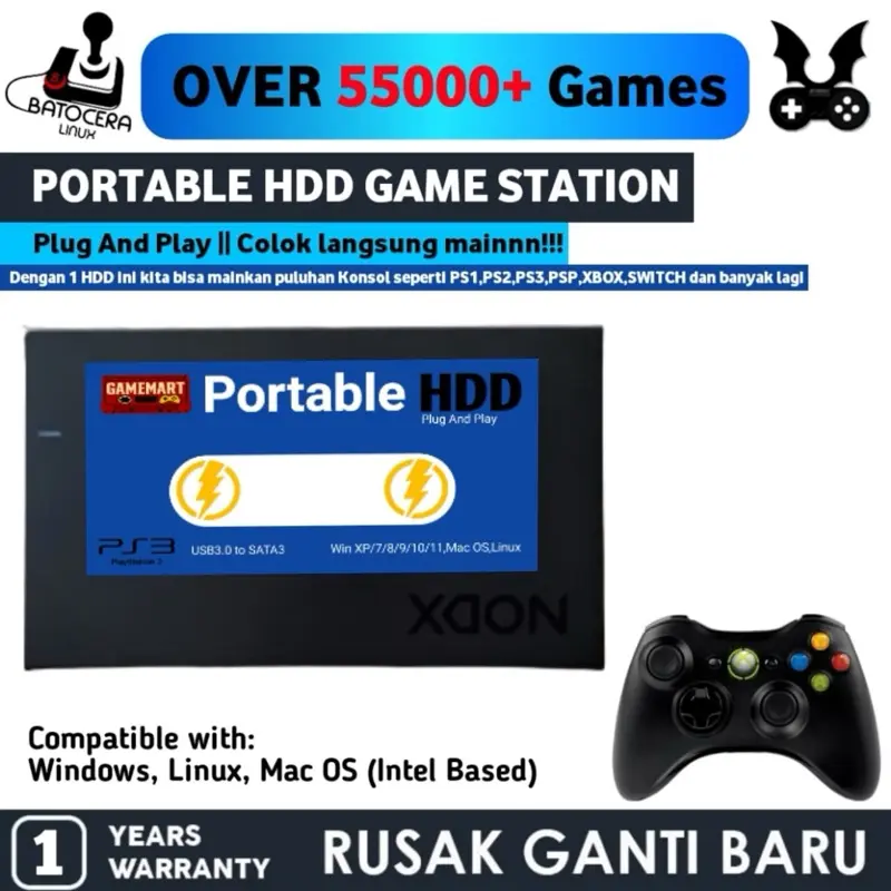 USB Gaming 850+ Game untuk TV Android: Termasuk PPSSPP, PS1