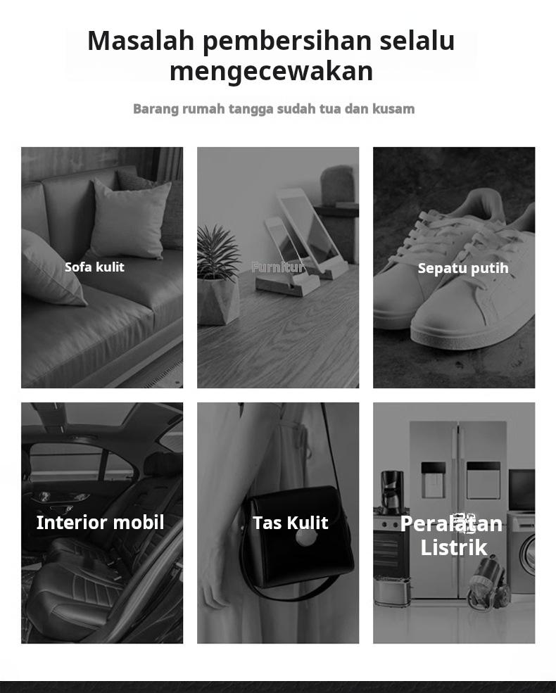 Krim Pembersih Kulit Interior Mobil Barang Impor Lilin Khusus untuk Perawatan Kulit Sepatu dan Tas Kulit Krim Pembersih Perawatan Barang Kulit