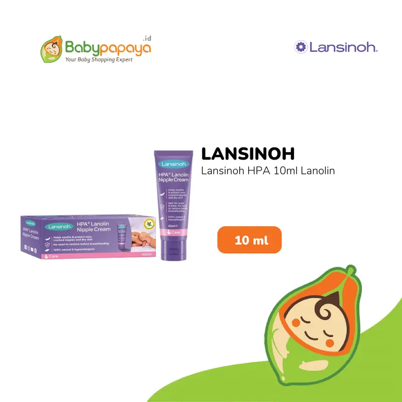 LANSINOH HPA Lanolin For Sore Nipples & Cracked Skin 10Ml 0