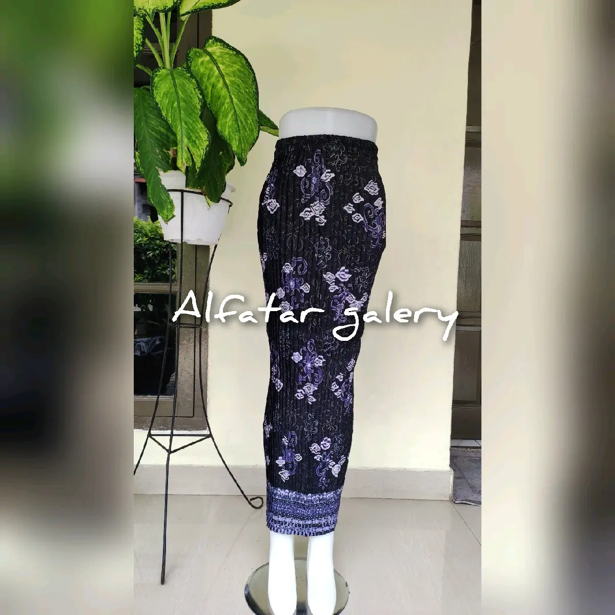 rok batik plisket bsw panjang pinggang karet bawahan kebaya wanita untuk acara wisuda, pesta dan acara formal kondangan Mewah