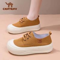Gambar CMATRAV Sepatu wanita.Sepatu Sneakers Platform Tebal Warna Meningkatkan Gaya Kasual Anda - Yellow, 36 dari CMATRAV Kab. Tangerang 1 Tokopedia