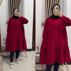 TUNIK REMPEL - RAYON TWILL HARGA MURCEEE BAHAN HALUS POL ADEMM TEBEL