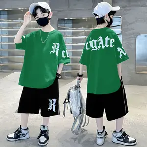 setelan anak laki laki motif R terbaru bahan tebal adem size M L XL