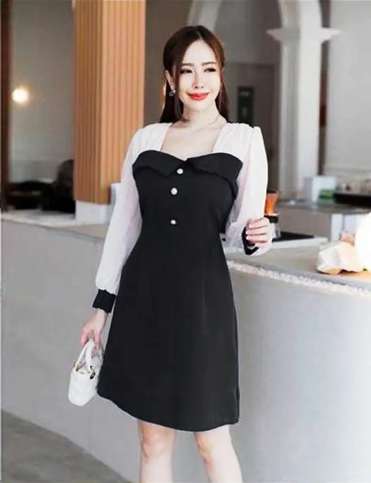 FM- DRESS WANITA / DRESS TERBARU / BAJU WANITA / DRESS MURAH / BAJU JUMBO - DRESS SANDRA