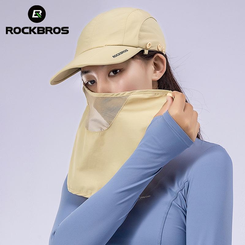 ROCKBROS Summer Sunscreen Cap Sunshade Men Women Neck Guard Anti-UV400 ...