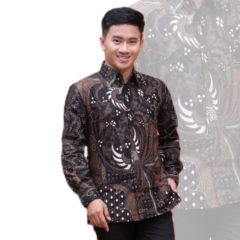 Product Introduction of KEMEJA BATIK PRIA LENGAN PANJANG MOTIF RAHWANA RAJA KEMEJA TERBARU Katun Seragam Pekalongan Baju 8