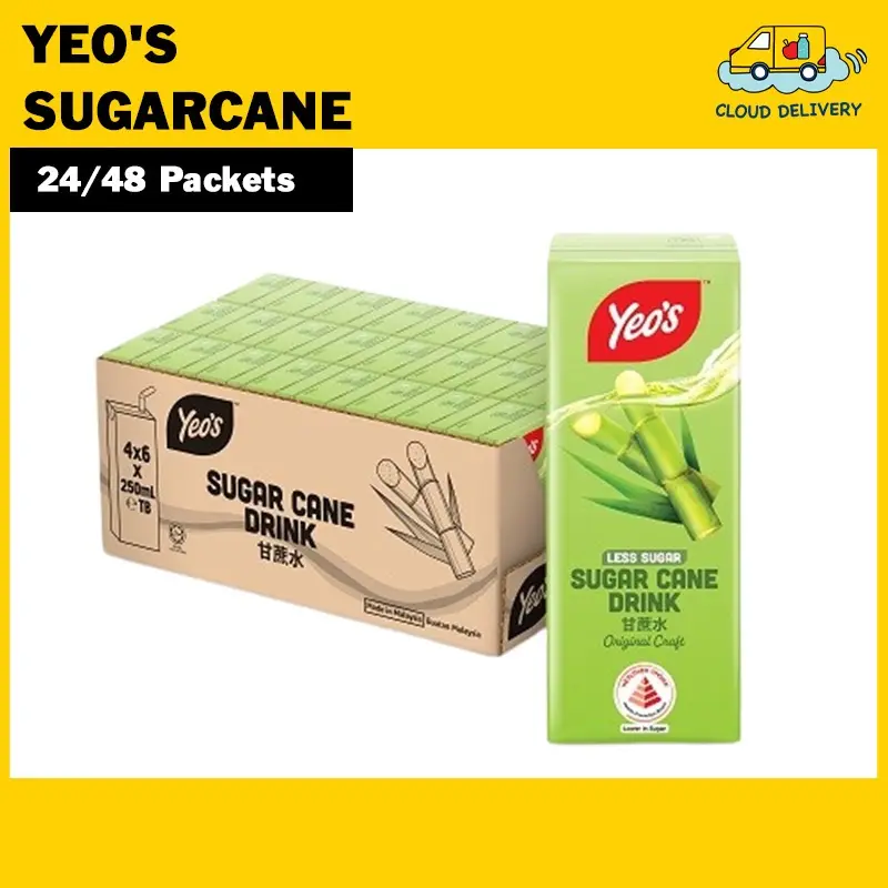 Yeo's Sugarcane Packet (24 x 250ml)