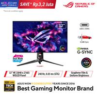 Gambar MONITOR ASUS ROG Swift OLED PG32UCDP Gaming Monitor - 32 inch, 4K (3840x2160), OLED, 240Hz, 0.03ms - Instan dari Techno Computer Bali Kota Denpasar 1 Tokopedia