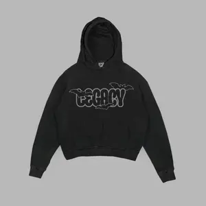 FAILOFFICIAL HOODIE BOXY - LEGACY BLACK SABLON TIMBUL PUFF INK FOAMING