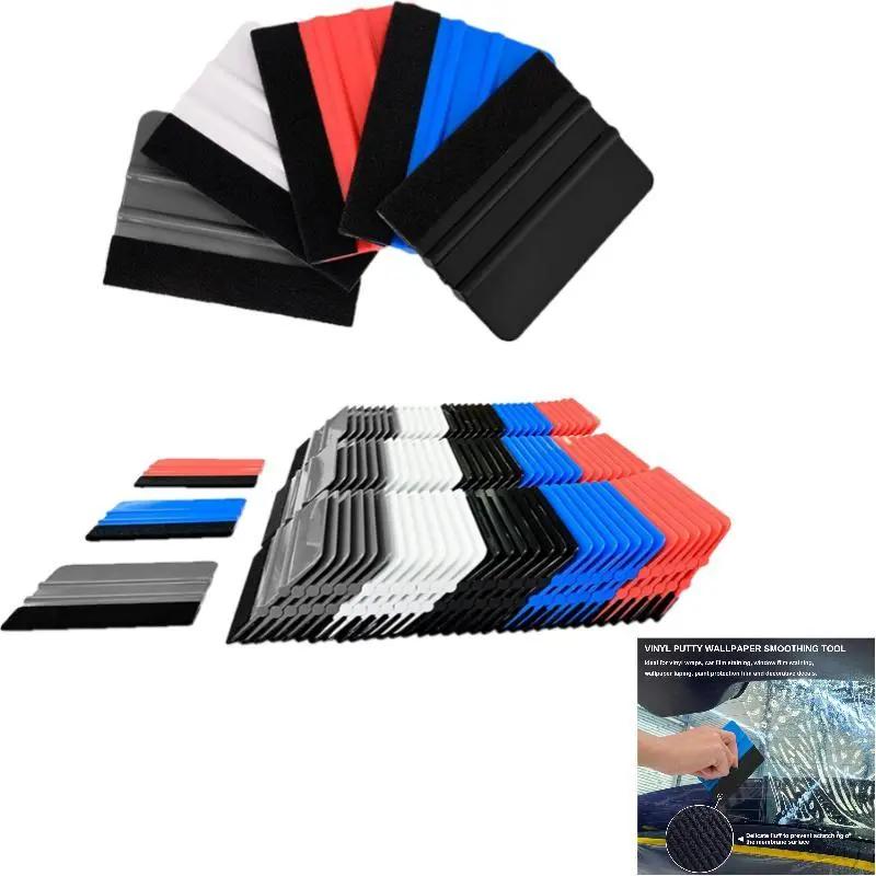 4 inch đa sử dụng Vinyl squeegee scraper mềm cảm thấy cạnh công cụ cho xe carbon phim Sticker cửa sổ Tint cài đặt