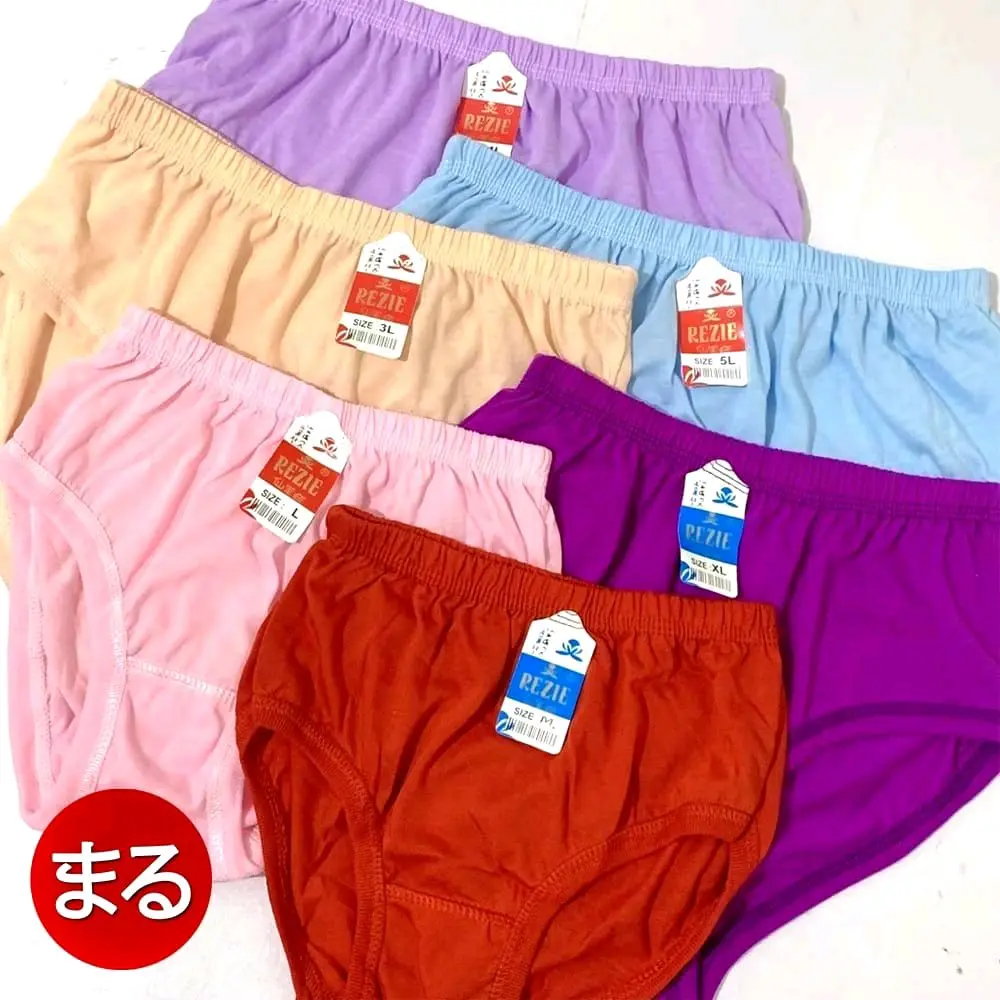 6 PCS Celana Dalam Wanita Dewasa Motif DK Double Knit Halus - Murah & Nyaman - Boxer, Katun cd sweet love katok cewek