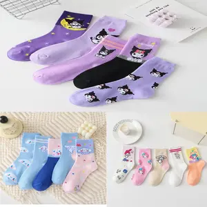 Kaos Kaki Karakter Lucu Style Japanese Bahan Halus Fashion untuk Anak-anak