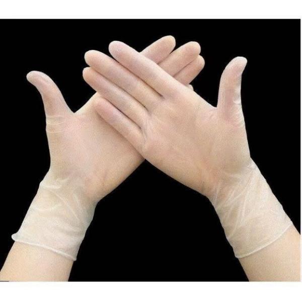   QT Độc Quyền  Bao tay nhựa dẻo PVC của nhà VINYL trong suốt đeo khi chế biến thực phẩm làm phòng sạch spa..... 