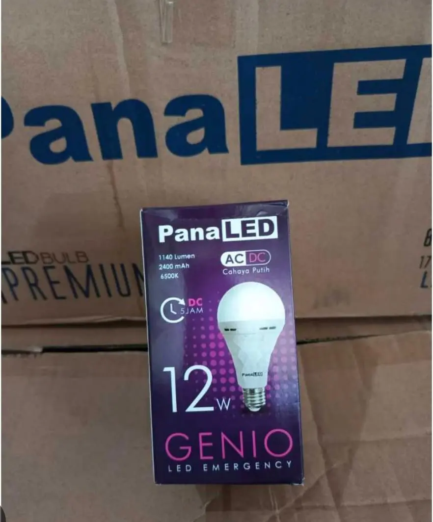Panaled Genio Lampu Led Emergency 9 Watt / 12 Watt / 18 Watt Original