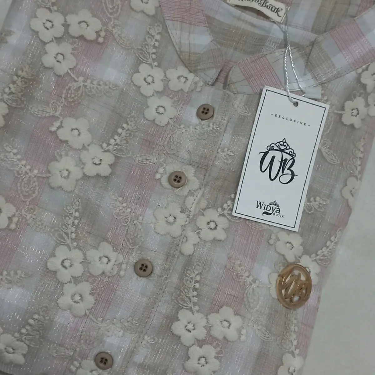 Gamis Triset Original by widya Butik