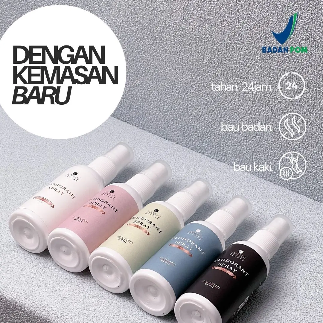 FEMMELIA Deodorant by Beauty Devane  elite,non alkohol plus parfume 60ml.untuk bau ketiak,ketiak hitam dan ketiak tetap kering(beli 3 gratis 1)