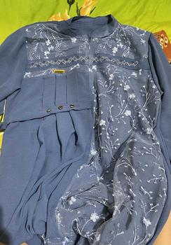 Product Review of Sania Dress by Mikhayla.Collection Swaroski Crinkle Sutra Pesta Remaja Wanita Muslim Airflow Kondangan Mewah Lebaran from d**a 0