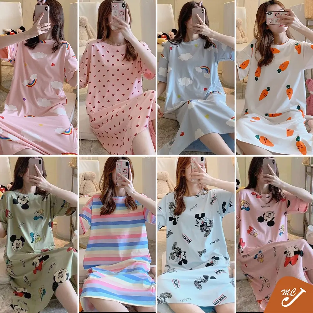 McJoden - YURI Womens pyjamas Plus Size Dress Pyjamas Sleepwear Pajamas Nightwear