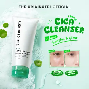 The Originote 150ml Low pH Facial Cleanser Cicamide Berjerawat Membersihkan Wajah Muka Mencerahkan Kering Cleansing Berminyak Niacinamide Ceramide face wash formula barrier sensitif skin  Kulit kering Melembapkan Mengontrol minyak