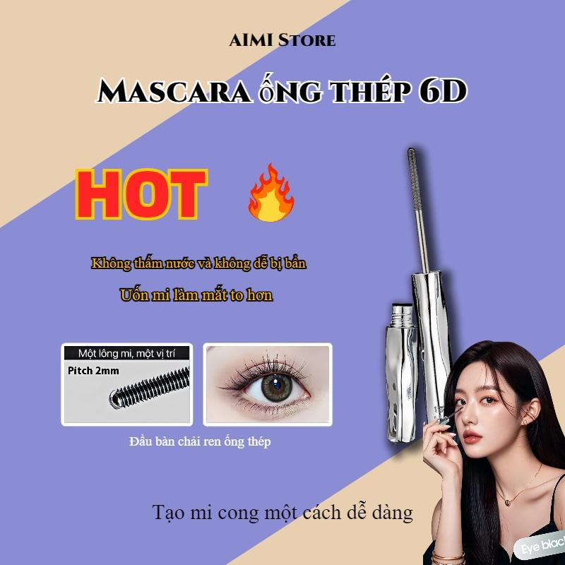  Mascara Ống Thép 6D Ba Chiều Lâu Trôi Chống Màu Lọn Tóc Lông Mi Dày Và Dài Phải Có Để Trang Điểm Dễ Lái Xe Cho Bé Gái 