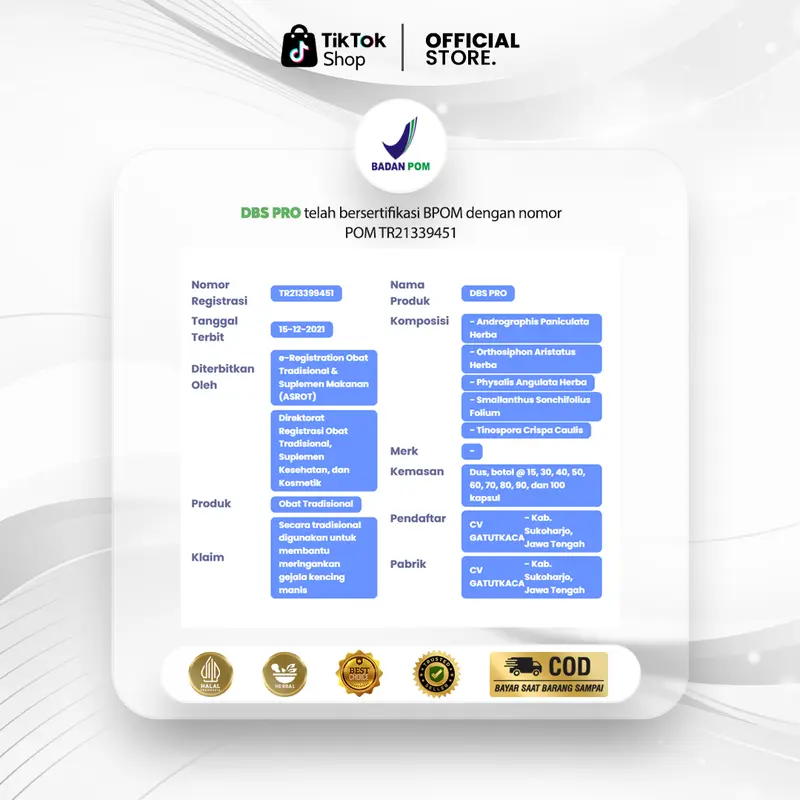 DBS PRO | Paket Kesehatan Kapsul dan Teh Herbal | Sesuai Variasi 4