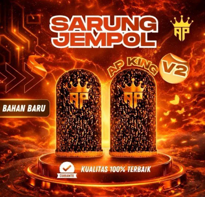 AP King Sarung Jempol V4 Logo Reflective Responsif Sensi Game FF untuk Free Fire Gaming by Andra ST Tipe Responsif Sensif Cleaning AP King Sarung Jempol V4 Logo Reflective Responsif Sensi Game FF untuk Free Fire Gaming by Andra ST Tipe Responsif Sensif Cleaning