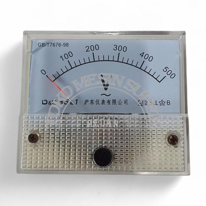 Jual 500V kecil - Voltmeter 3 phase / Volt meter 3 pas untuk 0 - 500 v ...