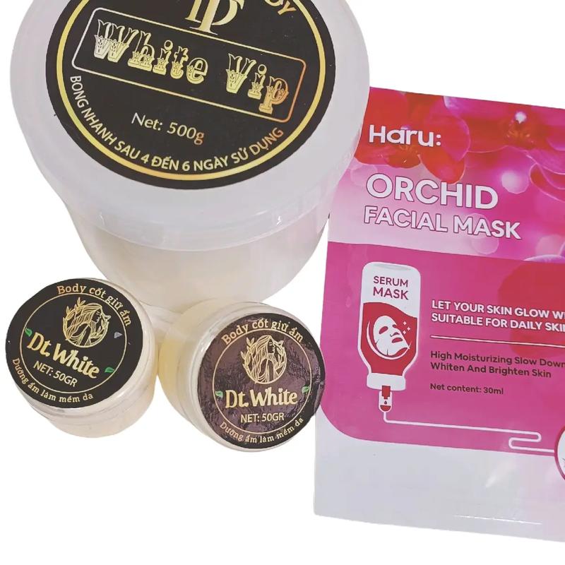 Kem Bong da Body DT White 500gr Sài Toàn Thân Cho Phụ Nữ - Cải Thiện Tình Trạng Da, Mềm Mại Và Mịn Màng Hơn
