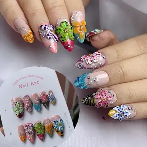 Press on nails mewah | kuku palsu premium | kuku palsu handmade