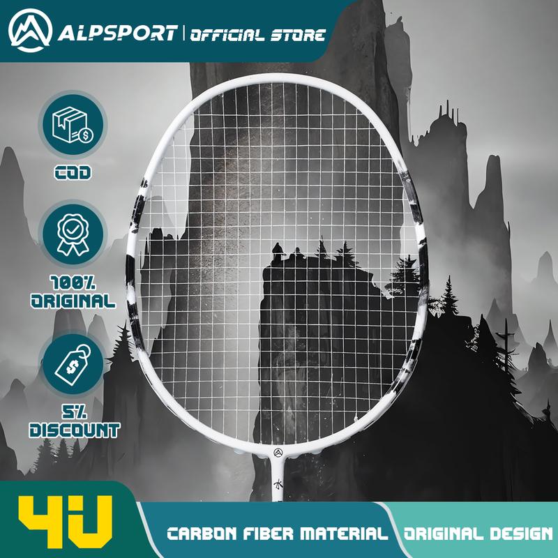  Vợt Cầu Lông ALP SS ALPSPORT,Trọng lượng 4U T600 Trục Nảy Nhanh! 100% Sợi Carbon Chính Hãng! Dành Cho Người Chơi Thăng Bằng Học Sinh Và Các Cựu Vận Động Với chất liệu cao cấp 100% sợi carbon  alp COD cây 