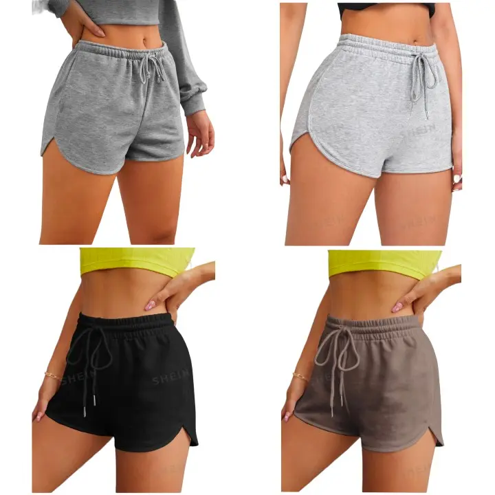 CELANA PENDEK HOTPANTS OLAHRAHA WANITA DEWASA FLEECE Olahraga