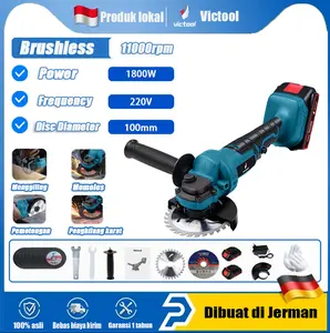 Victool Mini Sudut Grinder Alat Mesin Tangan Portabel Multifungsi Mesin Pemotong Sudut Listrik Cocok untuk Penggunaan Rumah Tangga Kekuatan Tinggi Alat Pemilih Sudut dengan Fungsi Beragam ldeal untuk Pekerjaan Kecil dan Penggunaan Sehari hari Logam