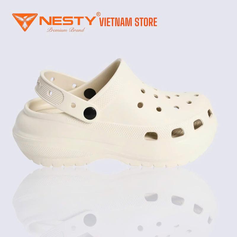 ￼NE09 [Tặng 10 Sticker] Dép Sục Nam Nữ Đế Cao 6cm Nesty – Êm Nhẹ, Chống Trơn Trượt