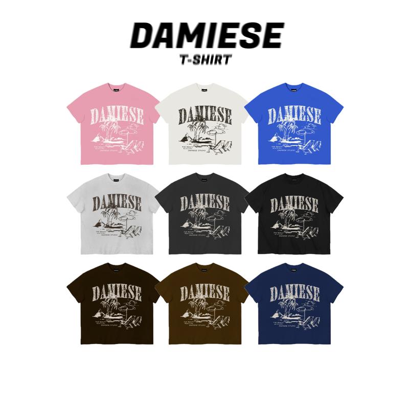 ÁO THUN BOXY LOCAL BRAND DAMIESE "ISLAND" COTTON 260GSM