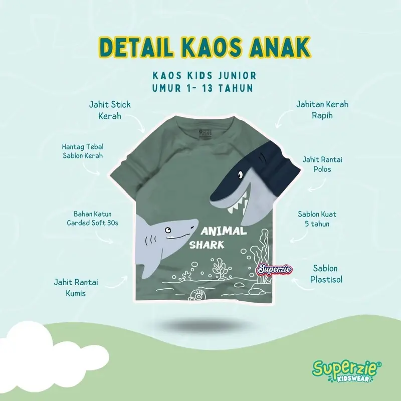 Gudang kaos anak laki laki Baju anak cowok grosir dan ecer excavator alat berat 3kendaraan Cream abadigrosir bandung Fashion Atasan 6