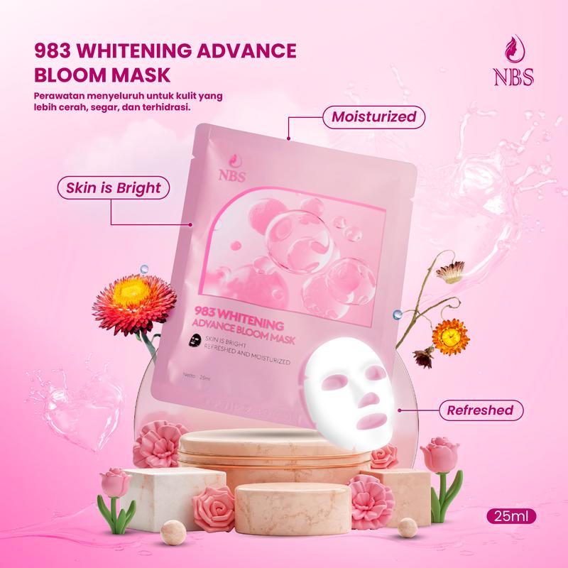 NBS 983 Whitening Advance Bloom Mask Pax