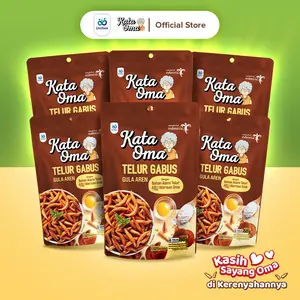 Paket Isi 6 Kata Oma Telur Gabus Rasa Gula Aren 50 Gr