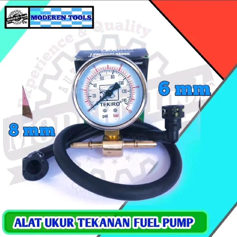 Terbaru FUEL PRESSURE GAUGE ALAT UKUR TEKANAN POMPA BENSIN | FUEL PRESURE GAUGE ROTAK full pump 3