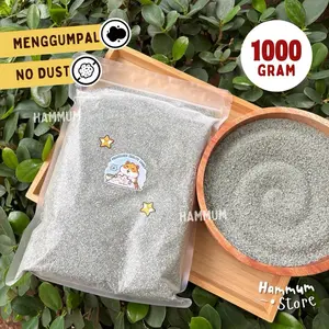 PASIR ZEOLITE Hamster Hello Syrian No.1 (sudah diolah) | Pasir Mandi Hamster | Toilet Hamster | Zeolit Pasir