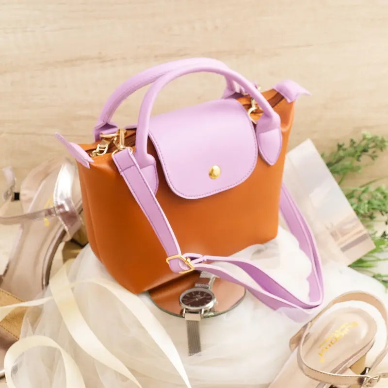 Inara Bags - Tas Selempang Wanita Terbaru Model Minimalis Manis Slingbag Cewek - Bahan Sintetis Import 4
